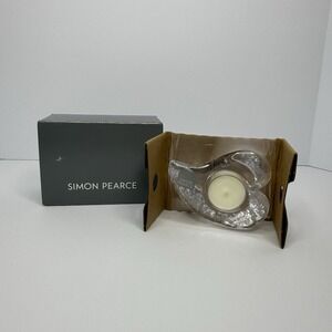 Simon Pearce Twist Heart Tealight Holder Brand New In Box
